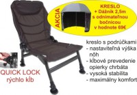 Rybárske kreslo + dáždnik s bočnicou