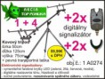 Kovový tripod + 2signalizátor + 2x rohatink