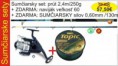 SET Sumcový prút 2,4m/250g a ktomu ZDARMA: navijak + silon